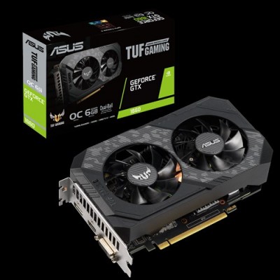 Видеокарта ASUS TUF Gaming GeForce GTX 1660 OC 6ГБ GDDR5