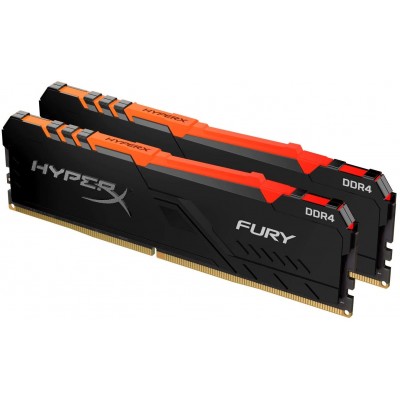 32 ГБ KIT (2х16ГБ) 3600МГц DDR4 Kingston HyperX Fury RGB