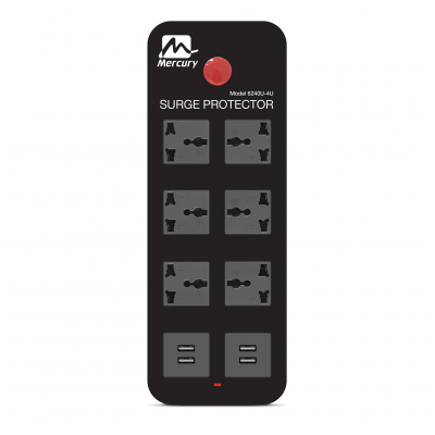 Сетевой фильтр Mercury 5м + 4 USB