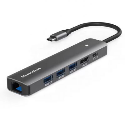 USB-HUB Blueendless 6в1