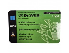Антивирус Dr.WEB Security Space на 1 год, 1 компьютер