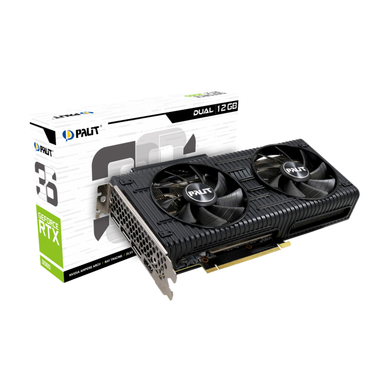 Видеокарта PALIT GeForce RTX 3060 Dual 12ГБ купить в Ашхабаде