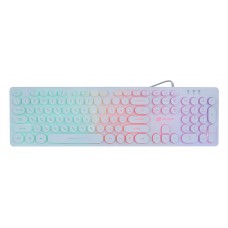 Клавиатура Oklick 420MRL белая