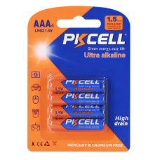 Батарейки Pkcell Ulta alkaline LR03 AAA 1.5V (4шт)