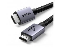 Кабель UGREEN HDMI 2.1 8K@60Hz/4K@240Hz, 1м. Кабель UGREEN HDMI 2.1 8K@60Hz/4K@240Hz, 1м.
