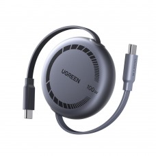 Кабель UGREEN L531 TYPE-C на TYPE-C, 1м, 100W, выдвижной